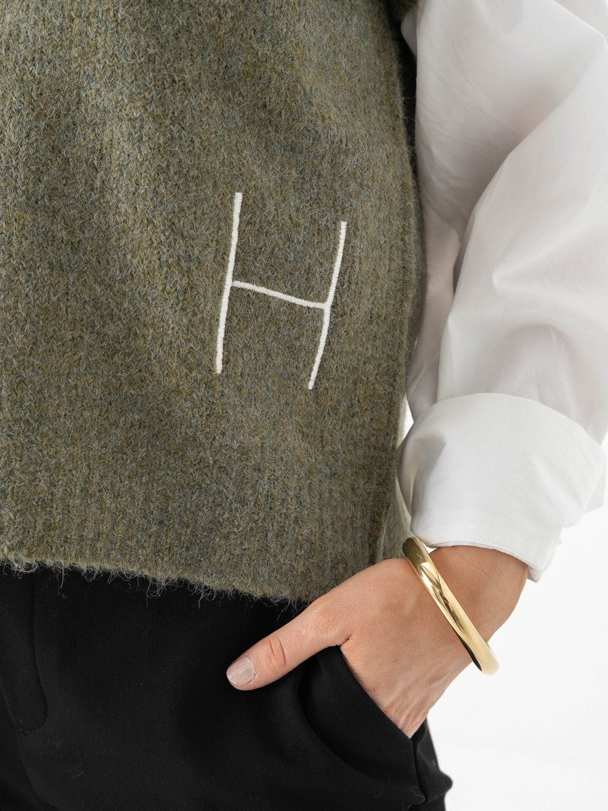 Hést Pernille Vest Winter Moss