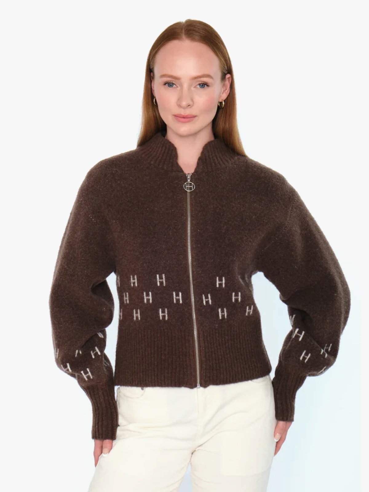 Hést Märtha Short Jacket Dark earth