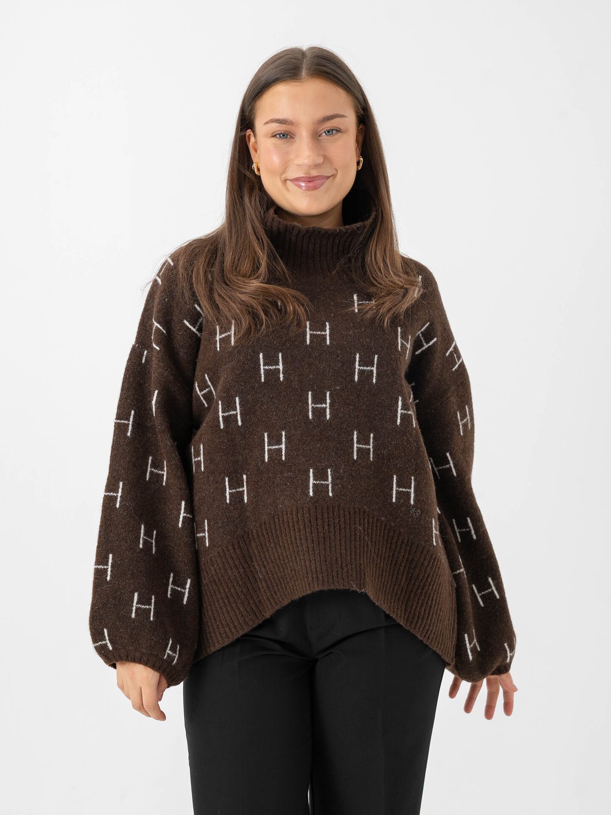Hést FAM Short Sweater Dark Earth