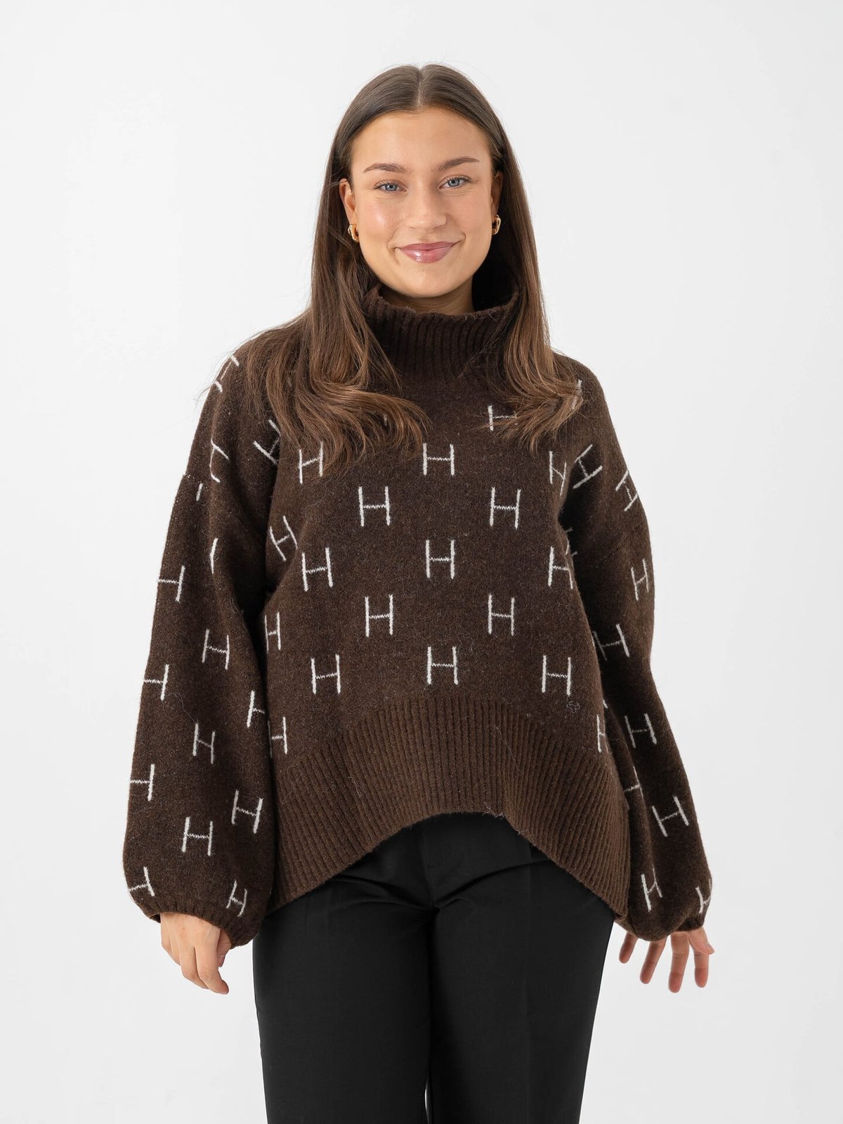 Hést FAM Short Sweater Dark Earth
