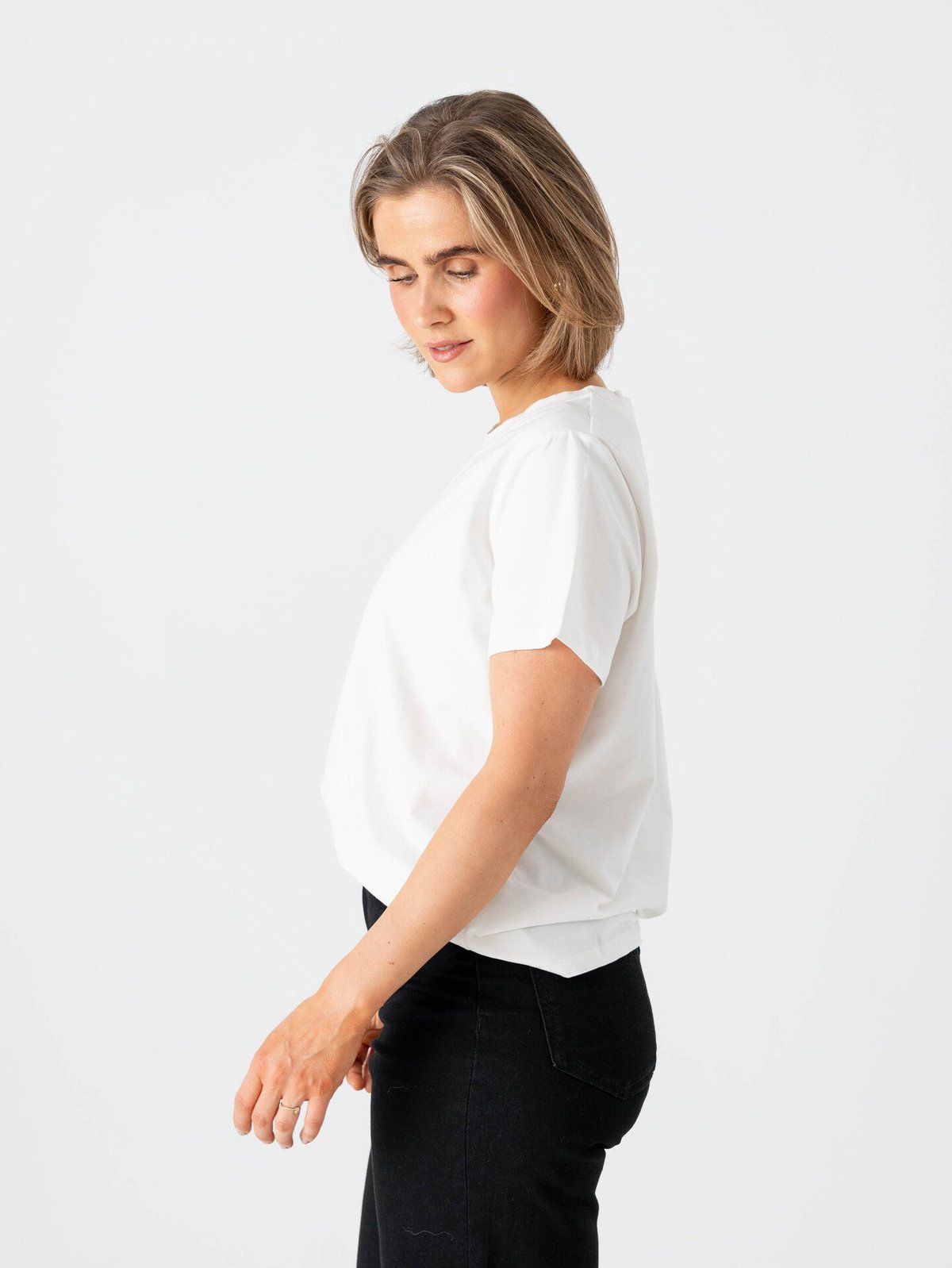 Hést Logo T-Shirt White Alyssum