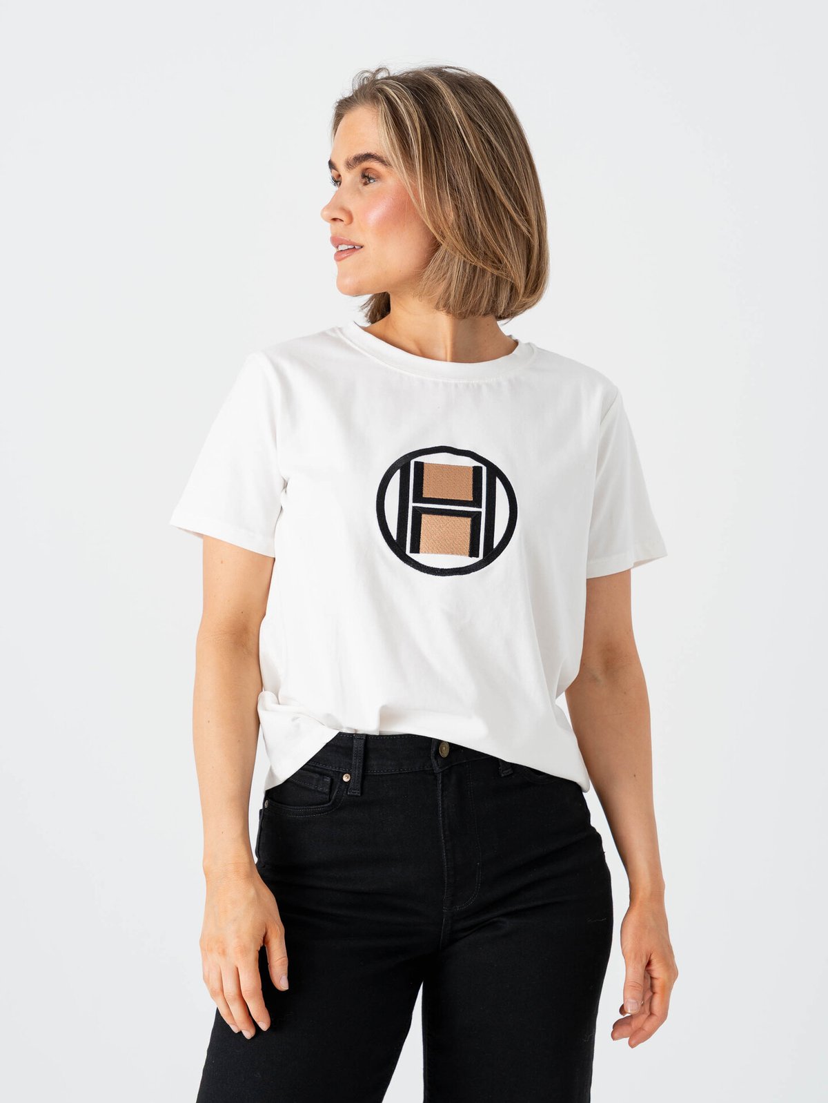 Hést Logo T-Shirt White Alyssum
