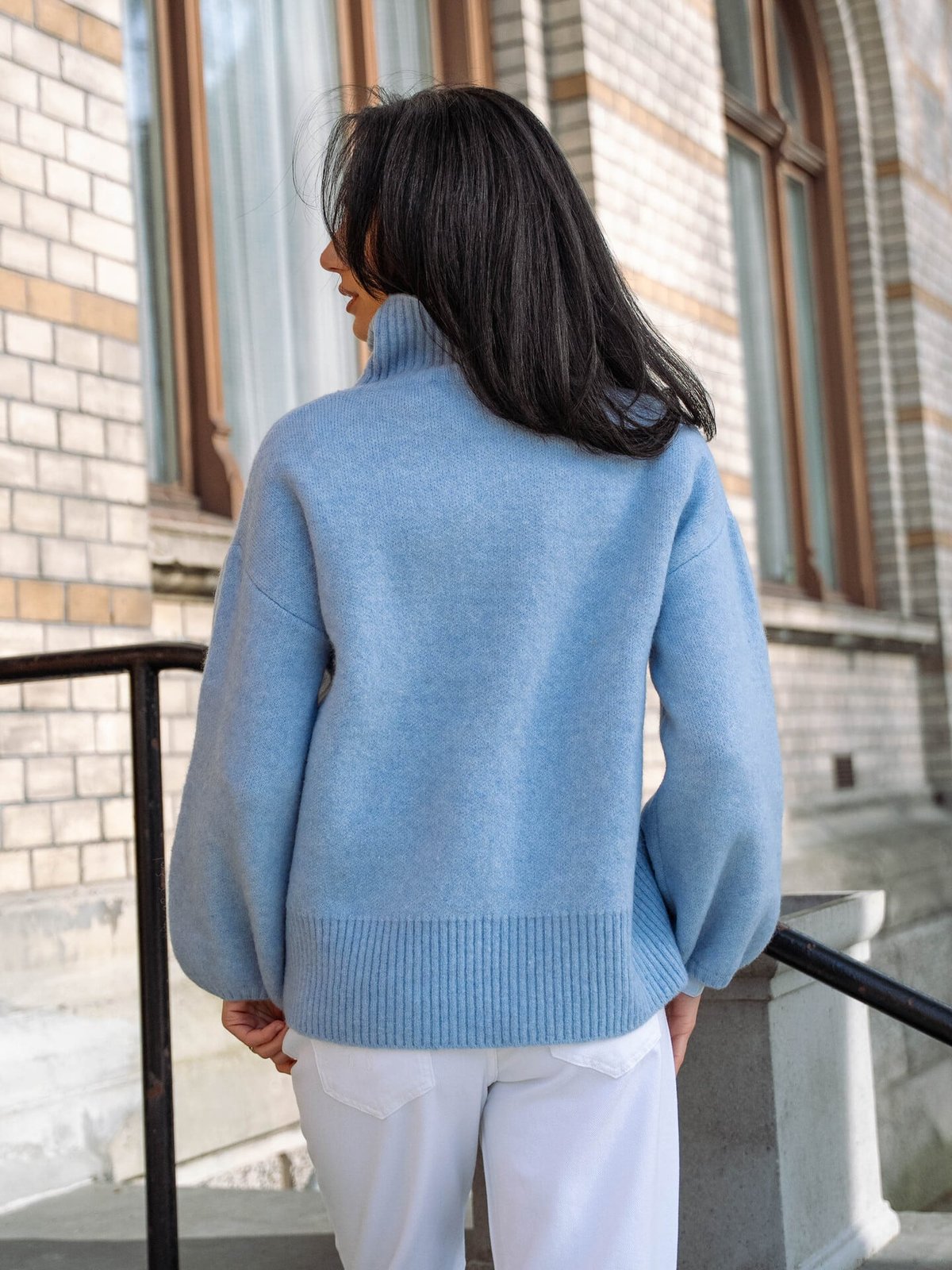 Hést FAM Patch Short Sweater Skyway