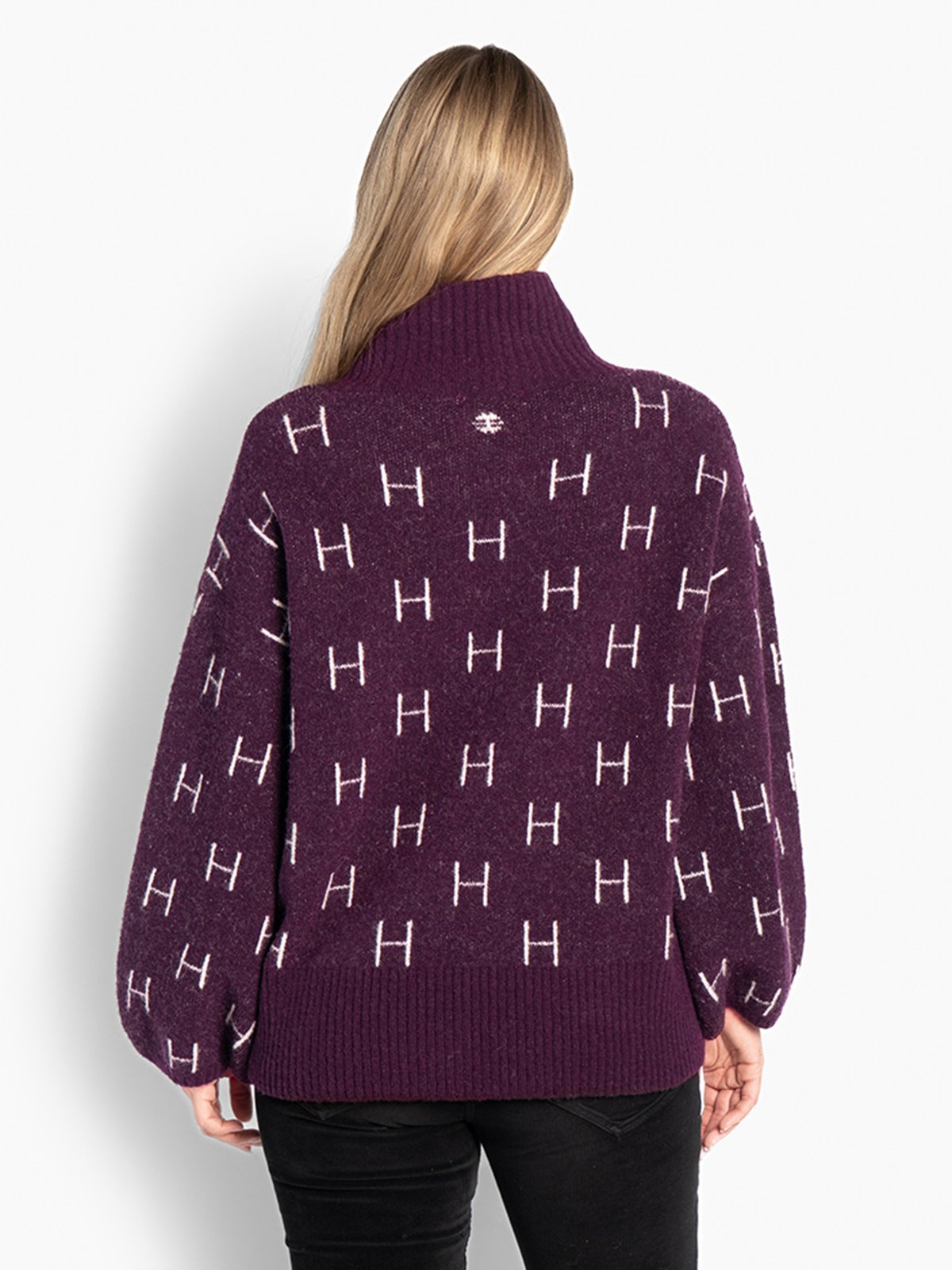 Hést Fam Short Sweater Patent Purple