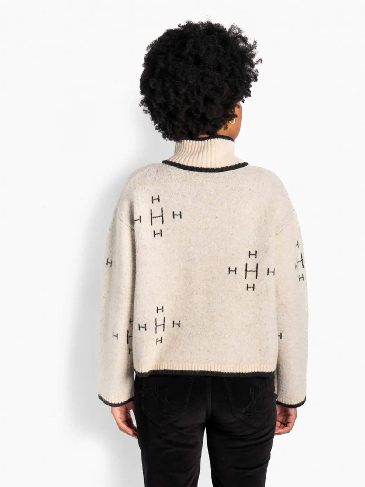Hést Iben Zip Jacket Light Beige Melange