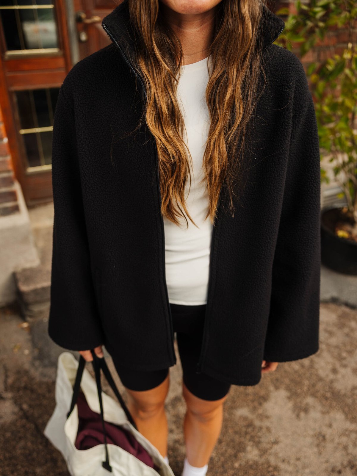 Exilli Ember Pile Zip Jacket Black