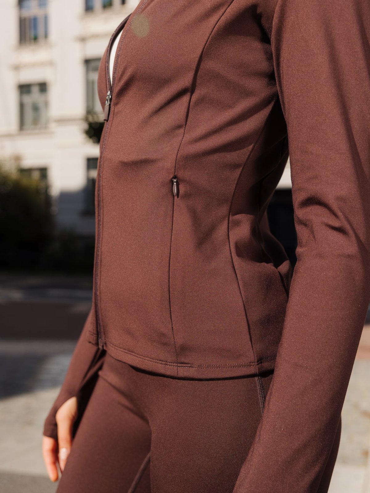 Exilli Luna Zip Jacket Coffee
