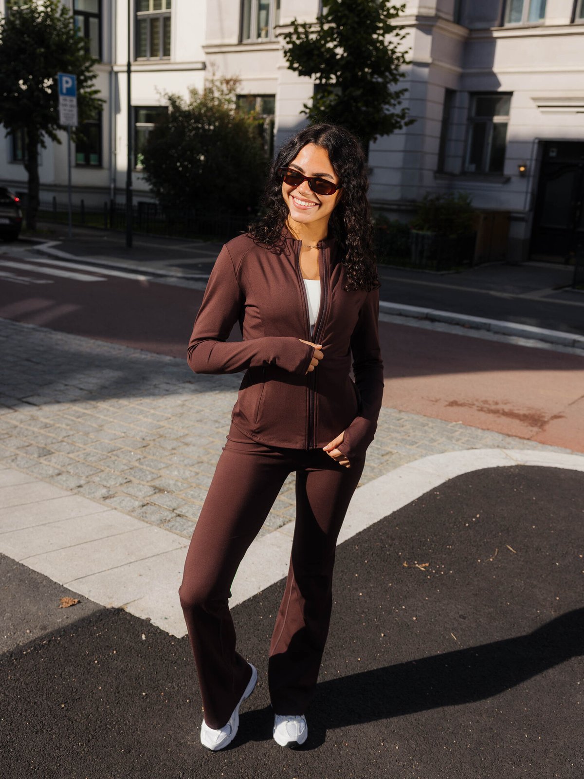 Exilli Luna Zip Jacket Coffee