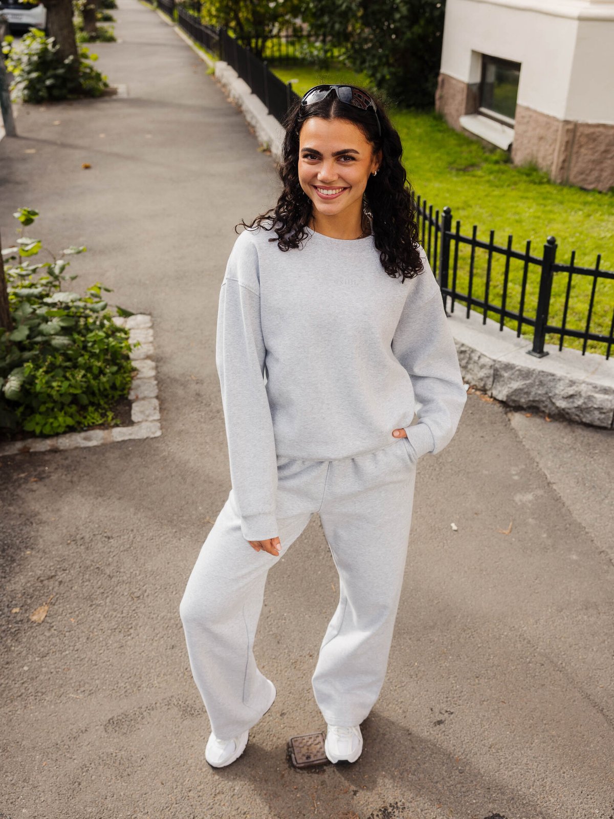 Exilli Serene Crew Neck Light Grey Melange