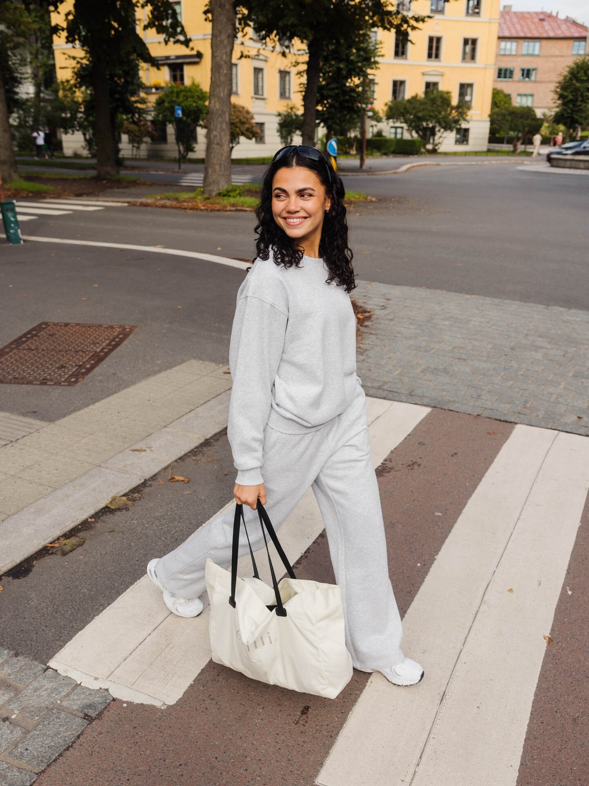 Exilli Serene Crew Neck Light Grey Melange