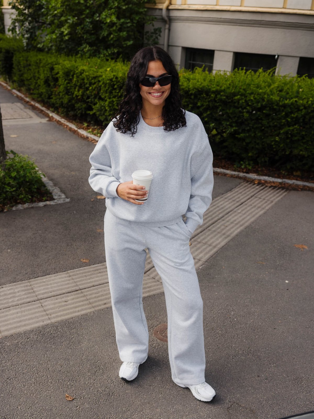 Exilli Serene Crew Neck Light Grey Melange
