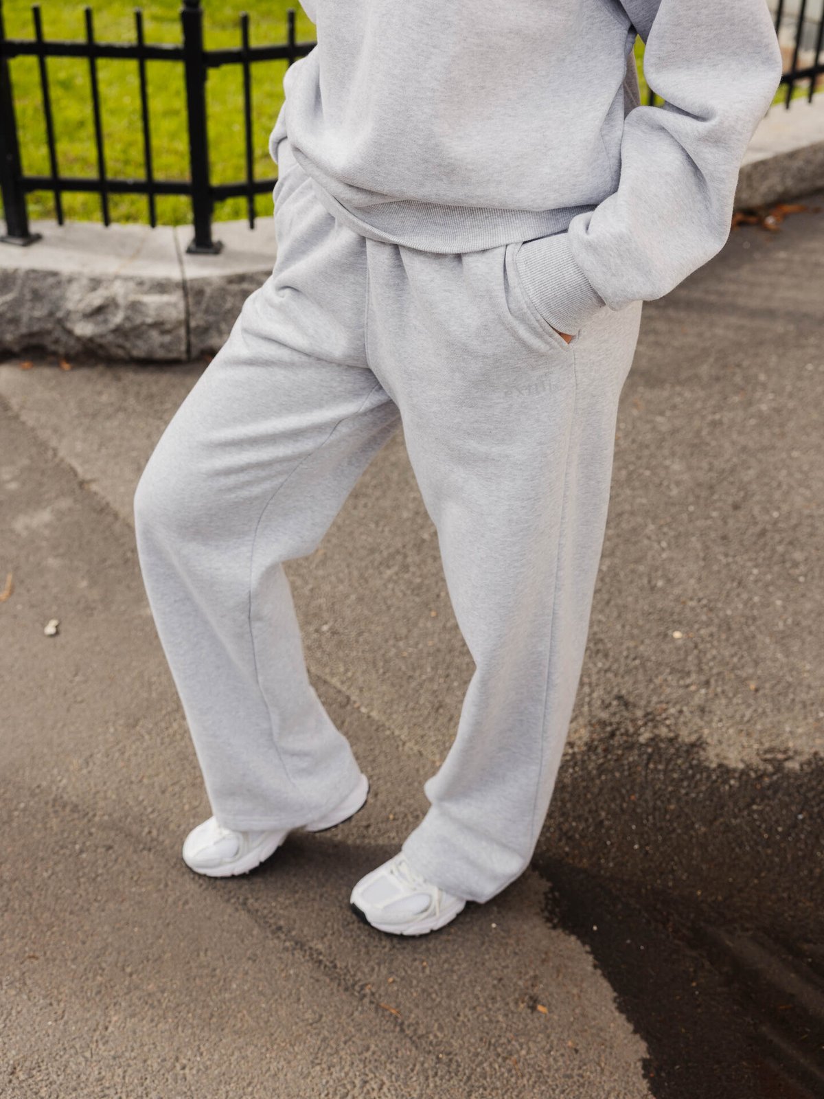 Exilli Serene Sweat Pants Light Grey Melange