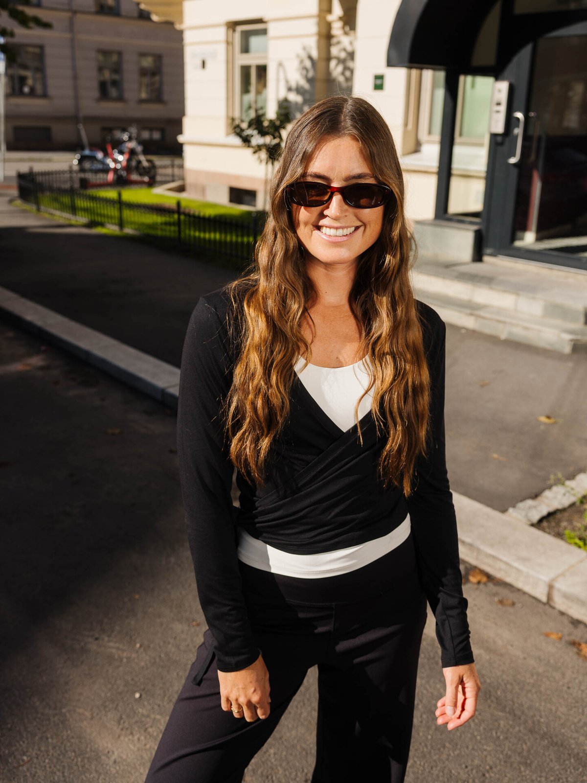 Exilli Luna Wrap Top Black