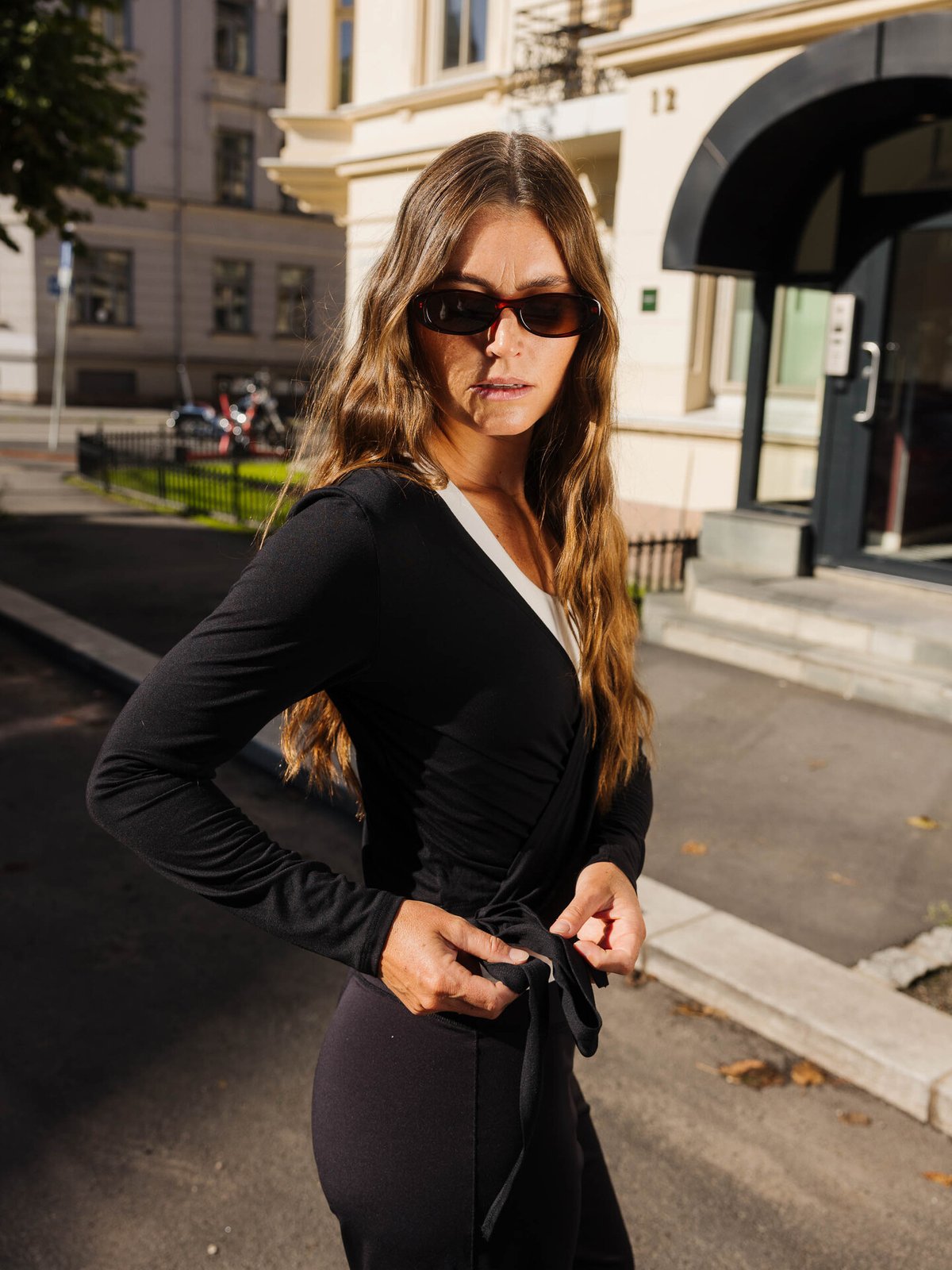 Exilli Luna Wrap Top Black