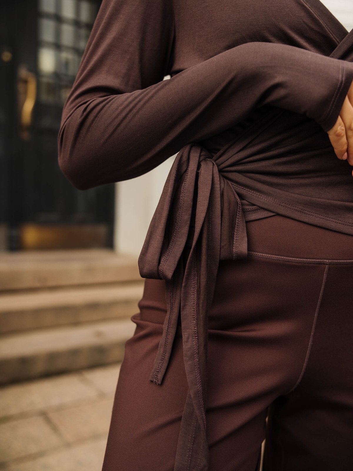 Exilli Luna Wrap Top Coffee