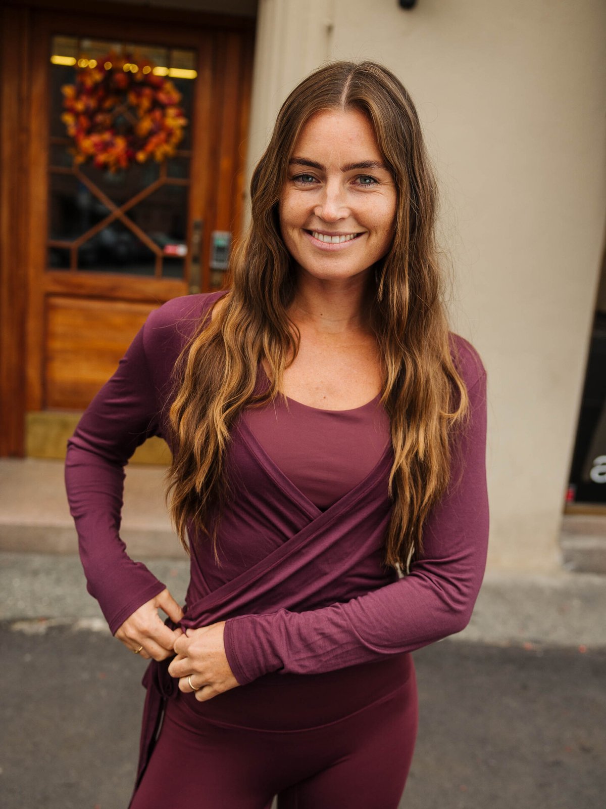 Exilli Luna Wrap Top Mulberry
