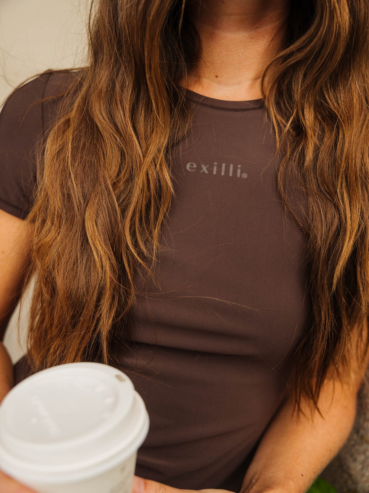 Exilli Embrace Soft Short Sleeve Coffee