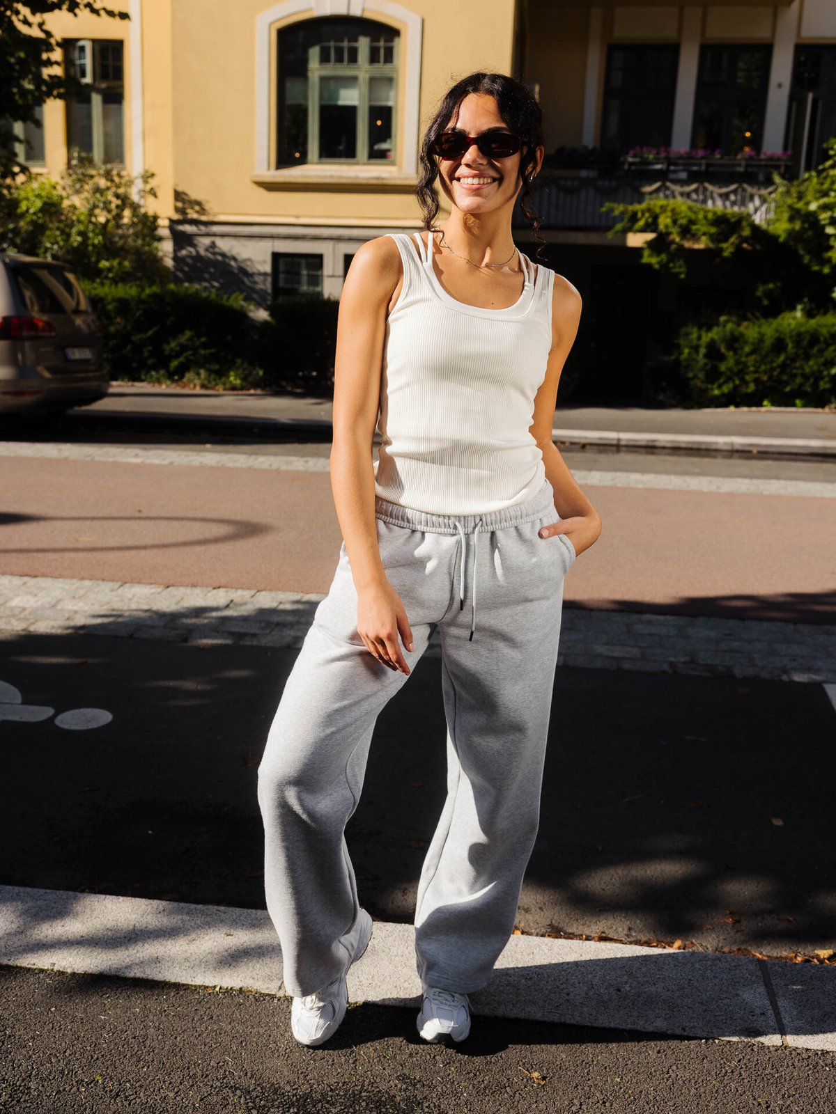 Exilli Aura Ribbed Singlet Cotton