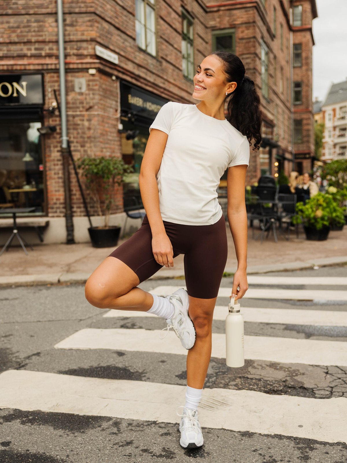 Exilli Luna Biker Shorts Coffee