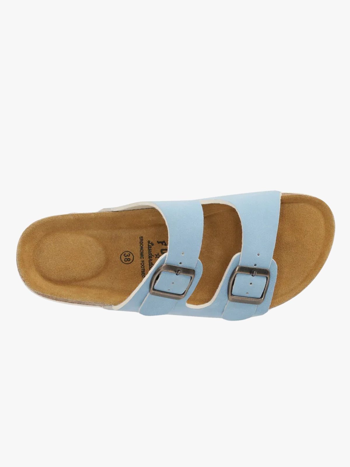 Fort Lauderdale Antibes Cork Sandal Alasklan Blue