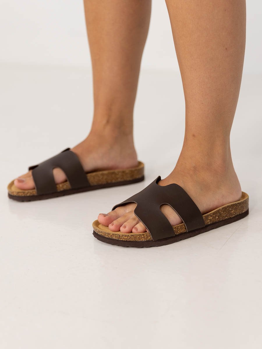 Fort Lauderdale Tinea Cork Sandal Chocolate Brown