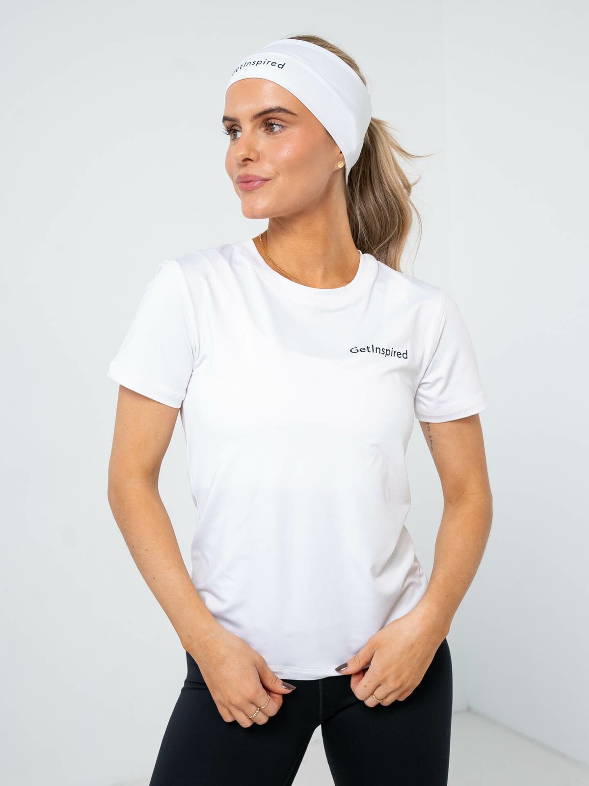 Get Inspired Training Tee White