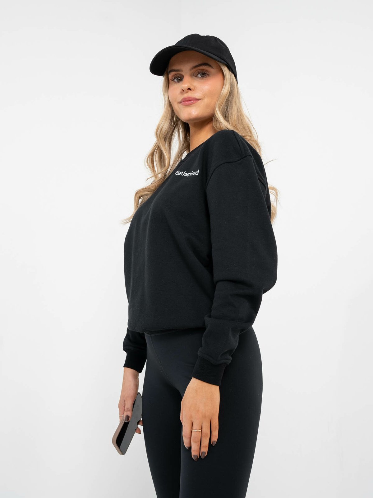 Get Inspired Crewneck Black