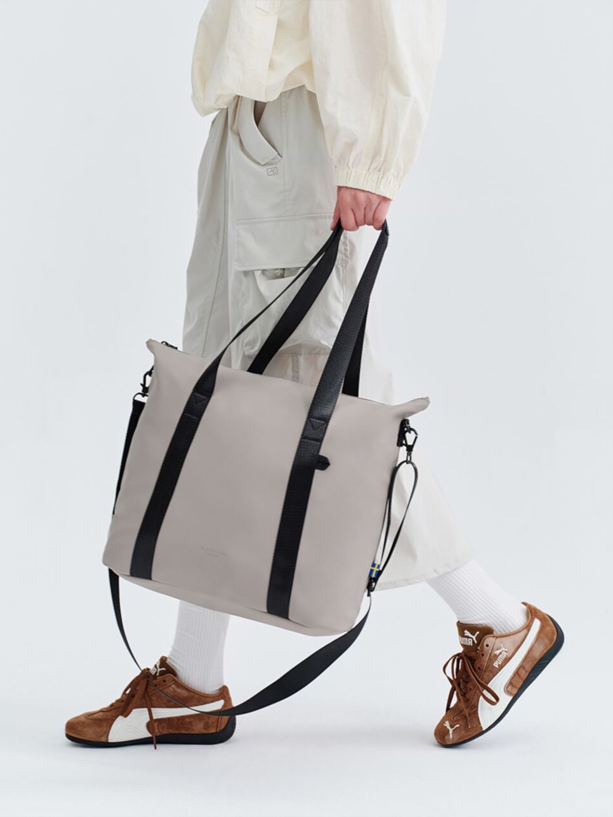 Gaston Luga Däsh Shopper Taupe