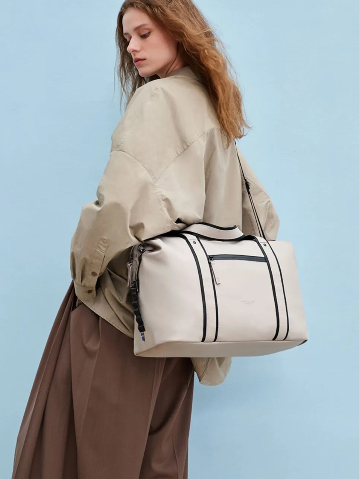 Gaston Luga Däsh Weekender 2.0 Small Taupe