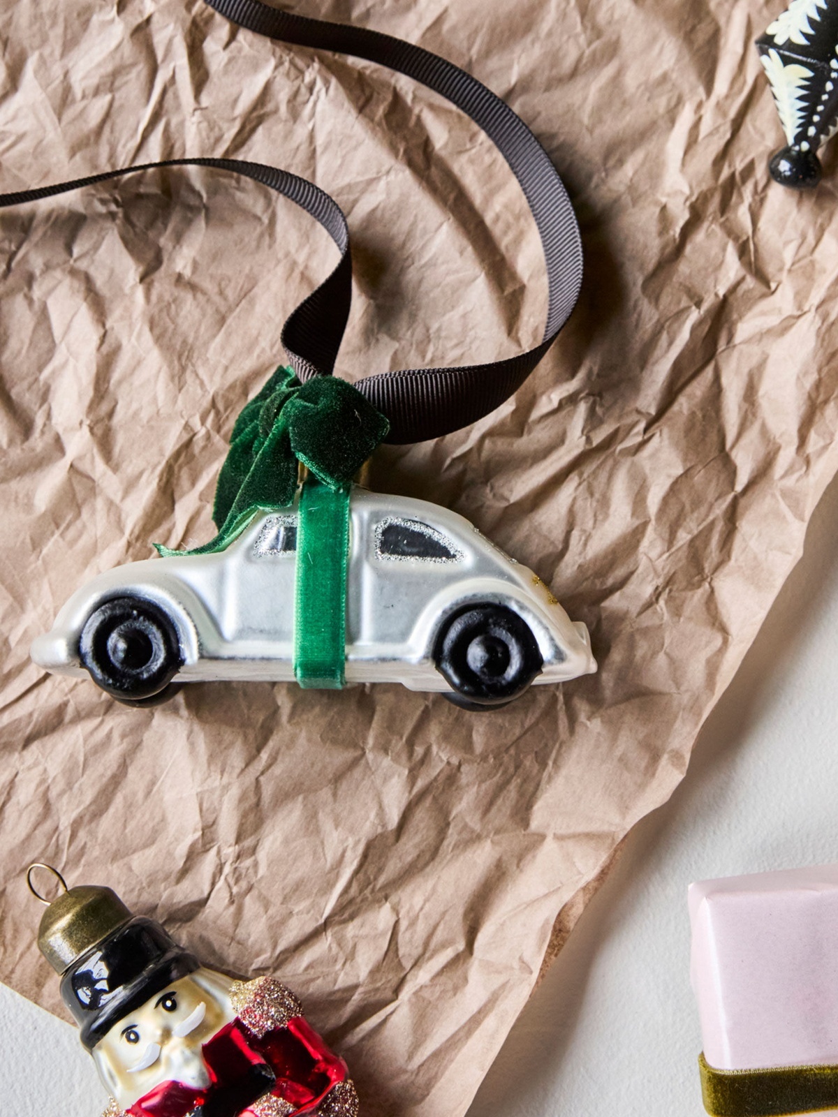 House Doctor Car Julepynt Sølv