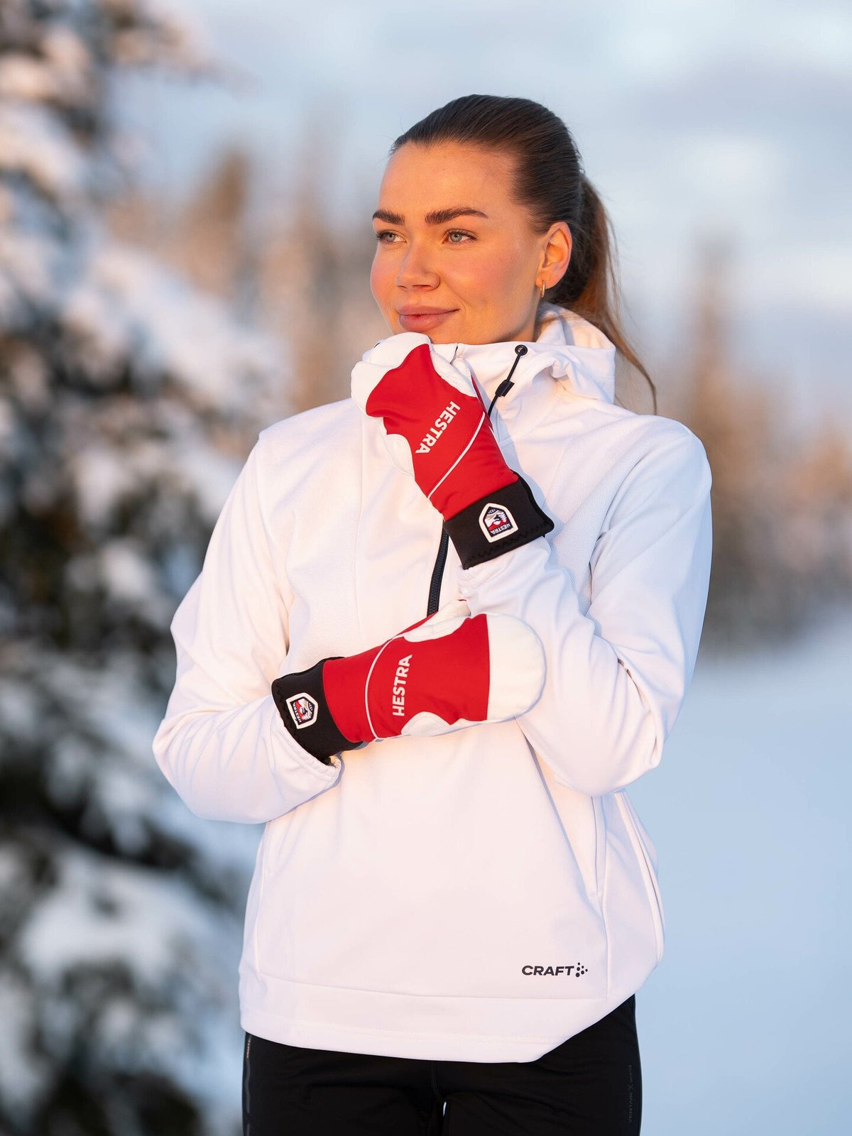 Hestra Comfort Tracker Mitt Red