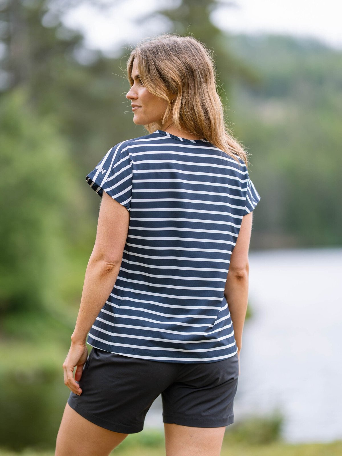 Helly Hansen W Thalia Summer Top Navy Stripe