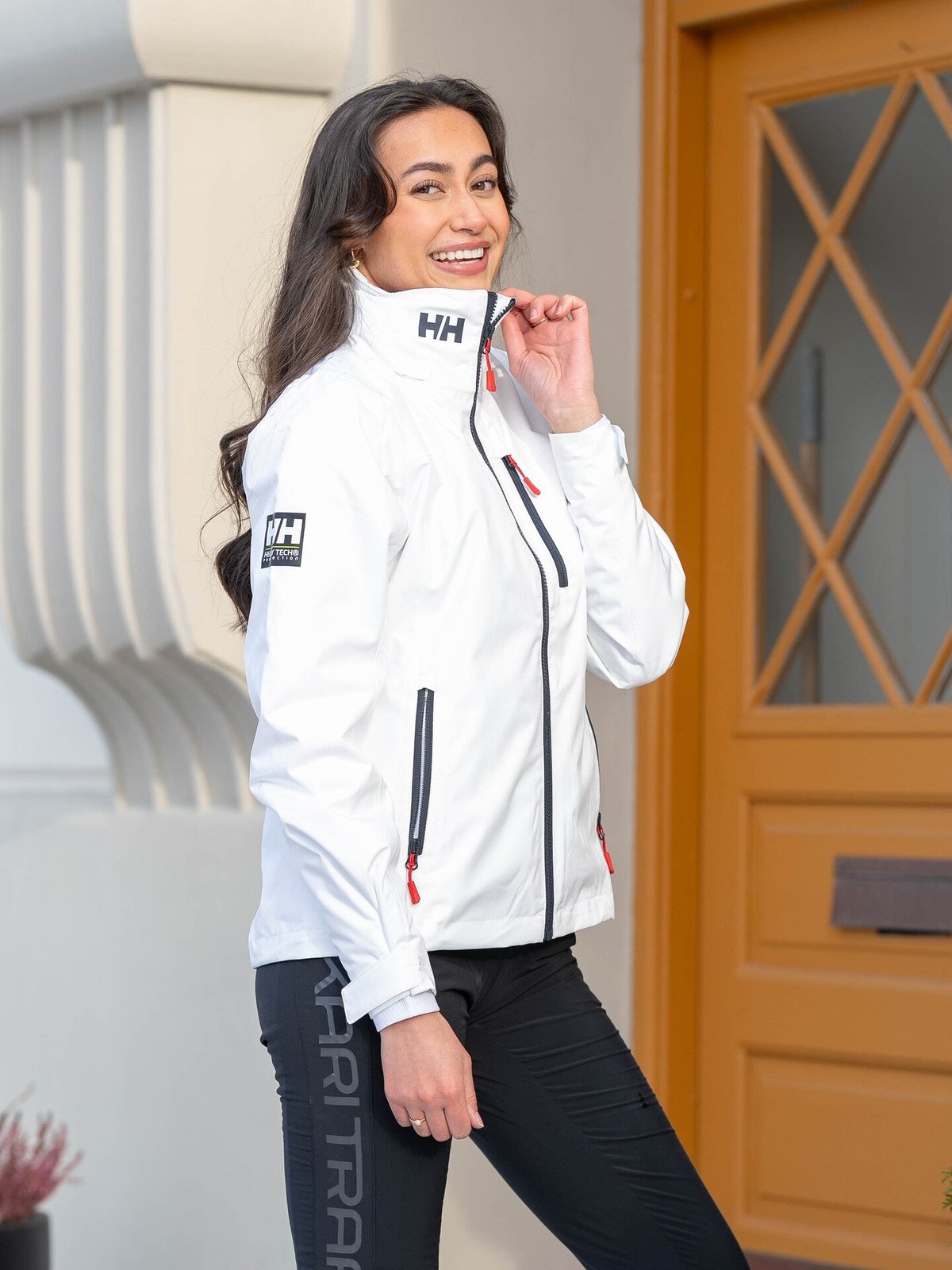 Helly Hansen Crew Hooded Midlayer Jacket 2.0 White