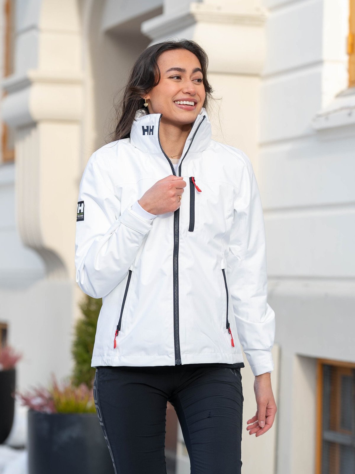 Helly Hansen Crew Hooded Midlayer Jacket 2.0 White