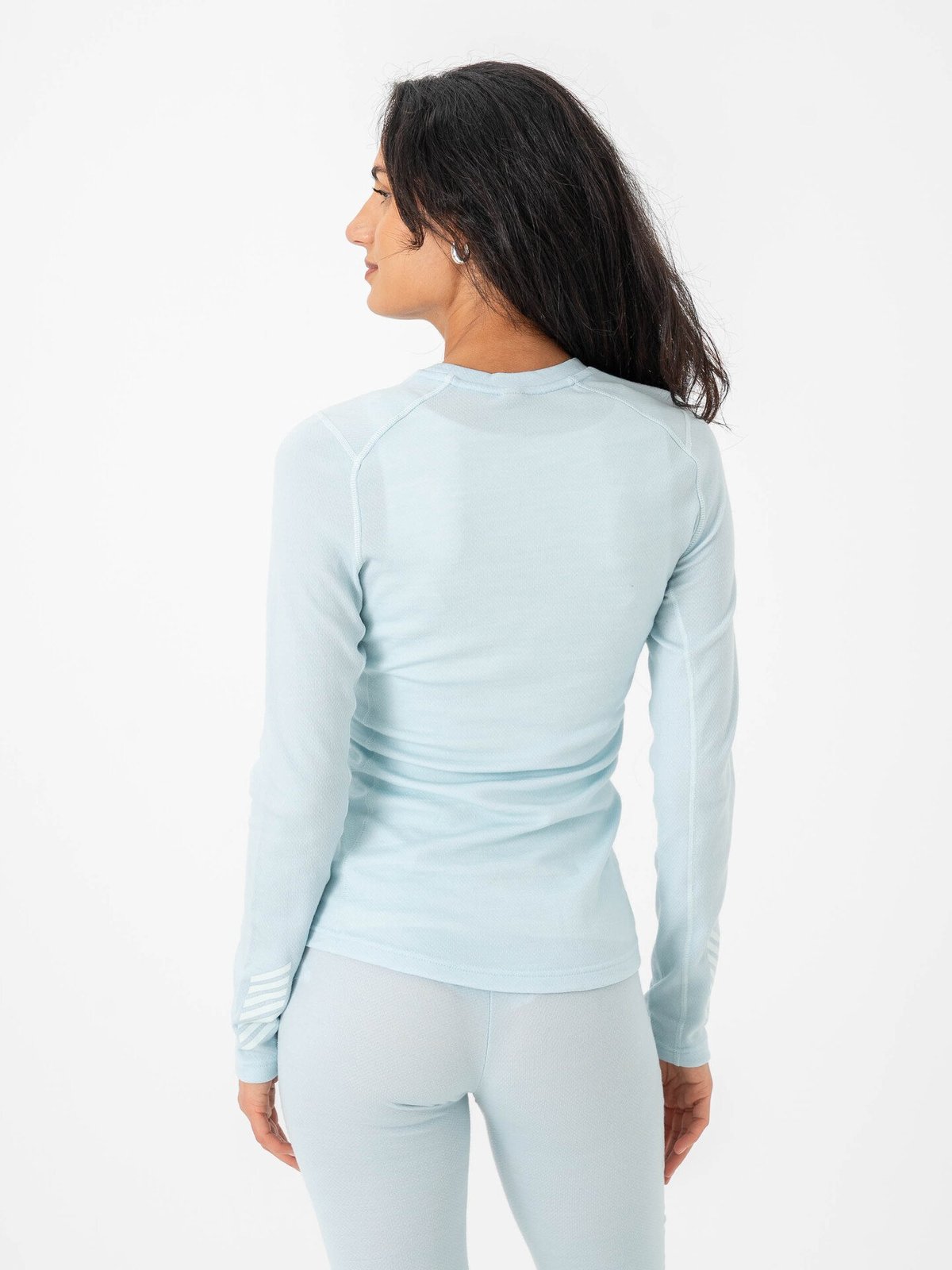 Helly Hansen Lifa Merino Midweight Graphic Crew Barely Blue