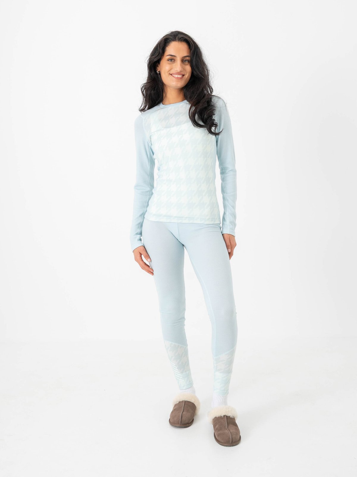 Helly Hansen Lifa Merino Midweight Graphic Crew Barely Blue