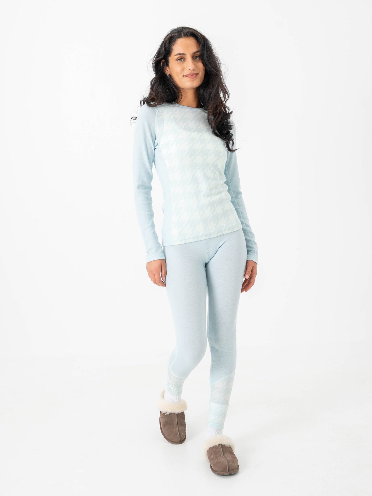 Helly Hansen Lifa Merino Midweight Graphic Crew Barely Blue