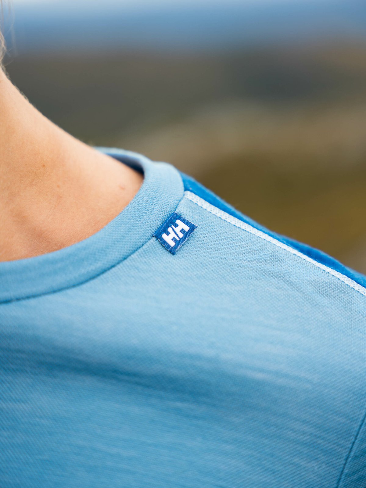 Helly Hansen Lifa Merino Lightweight Crew Blue Fog