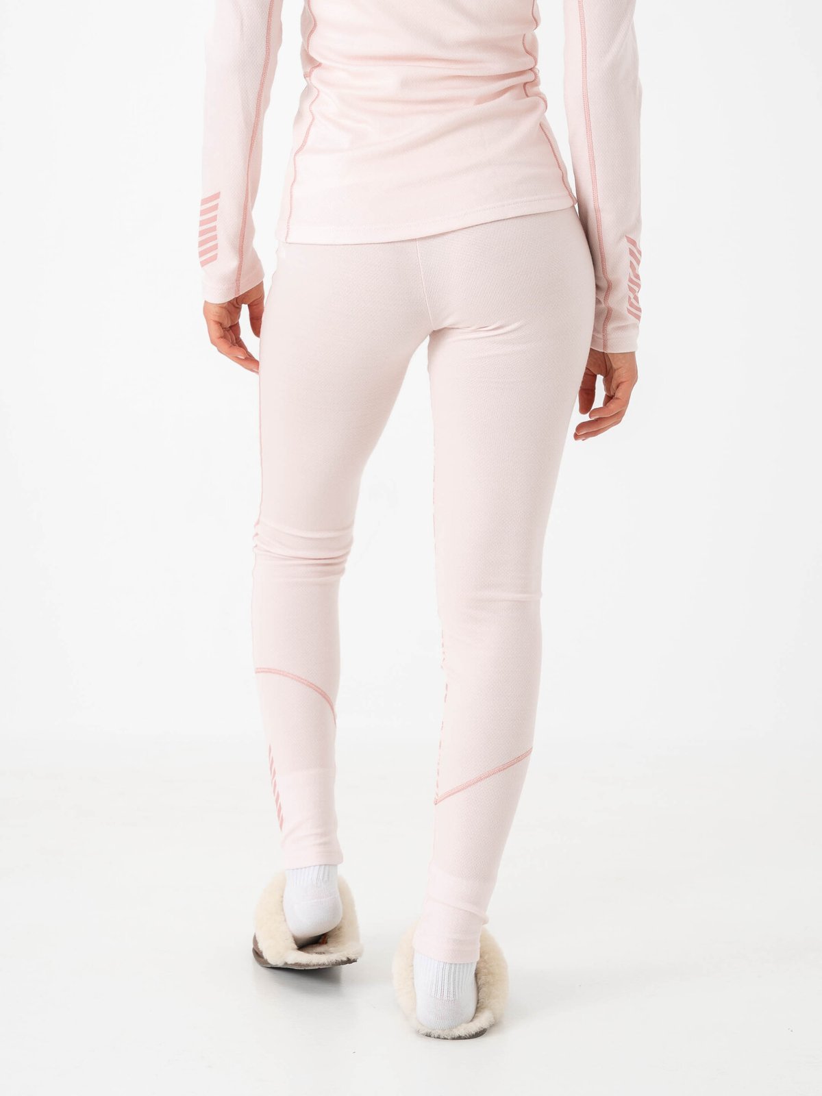 Helly Hansen Lifa Merino Midweight Graphic Pant Pink Tint