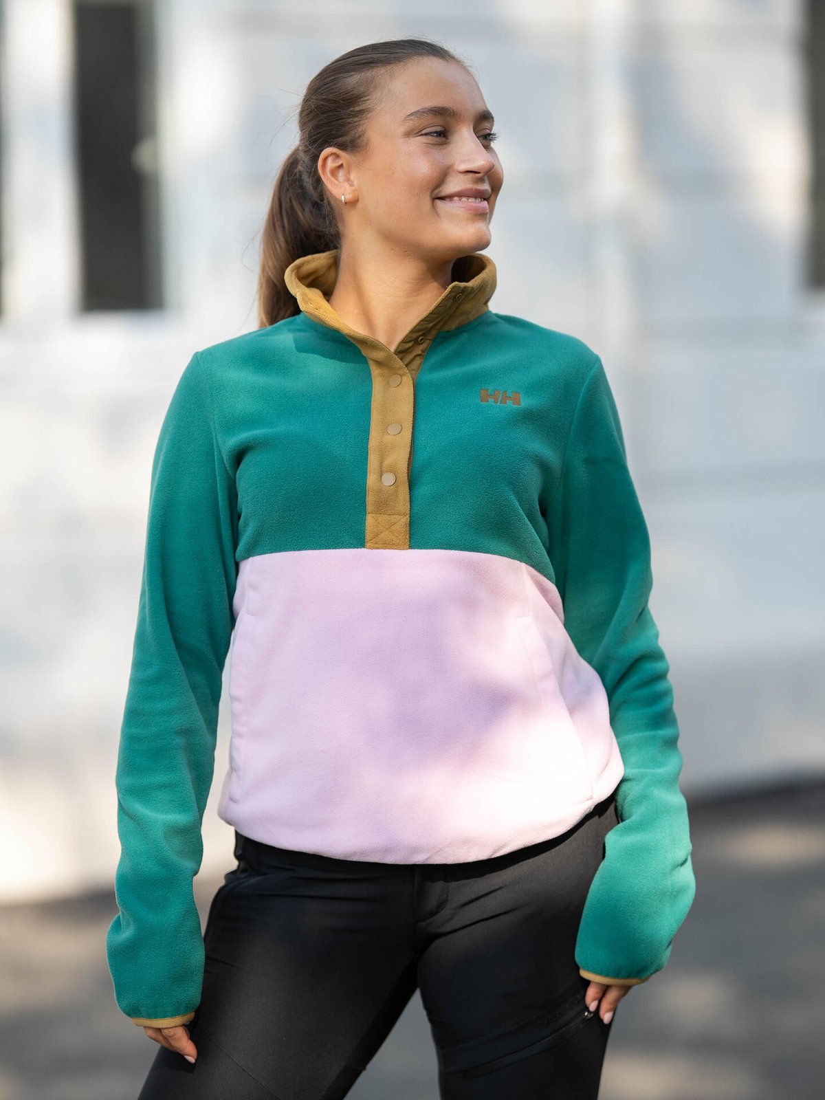 Helly Hansen Daybreaker Snap Pullover Emerald
