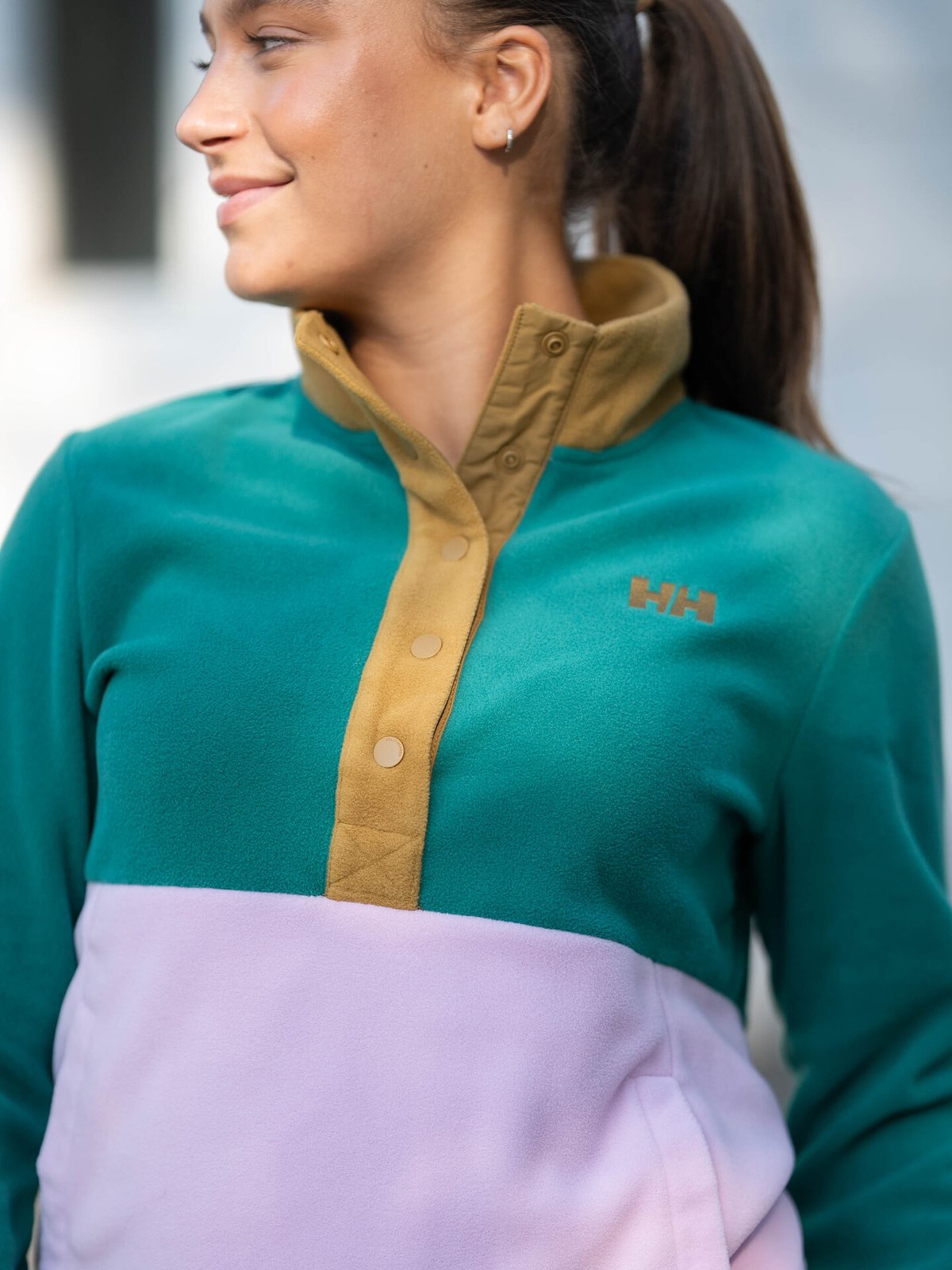 Helly Hansen Daybreaker Snap Pullover Emerald