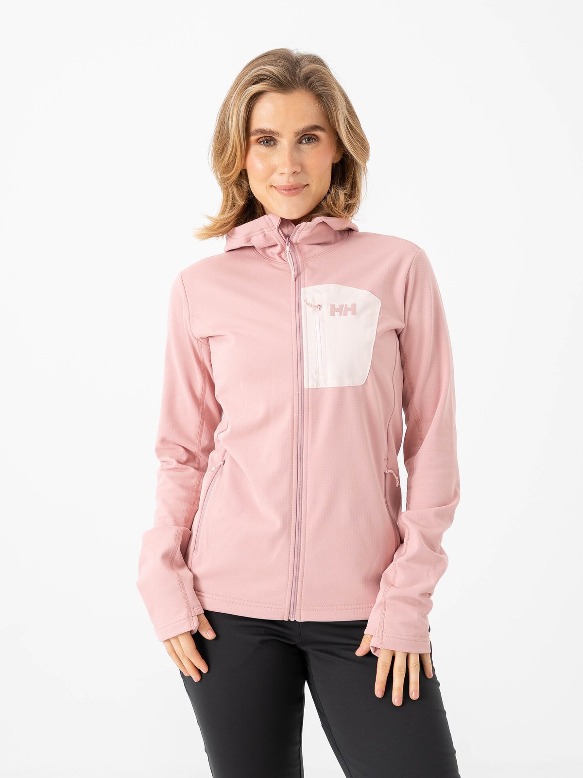 Helly Hansen W Versalite Hooded Jacket Pink Salt