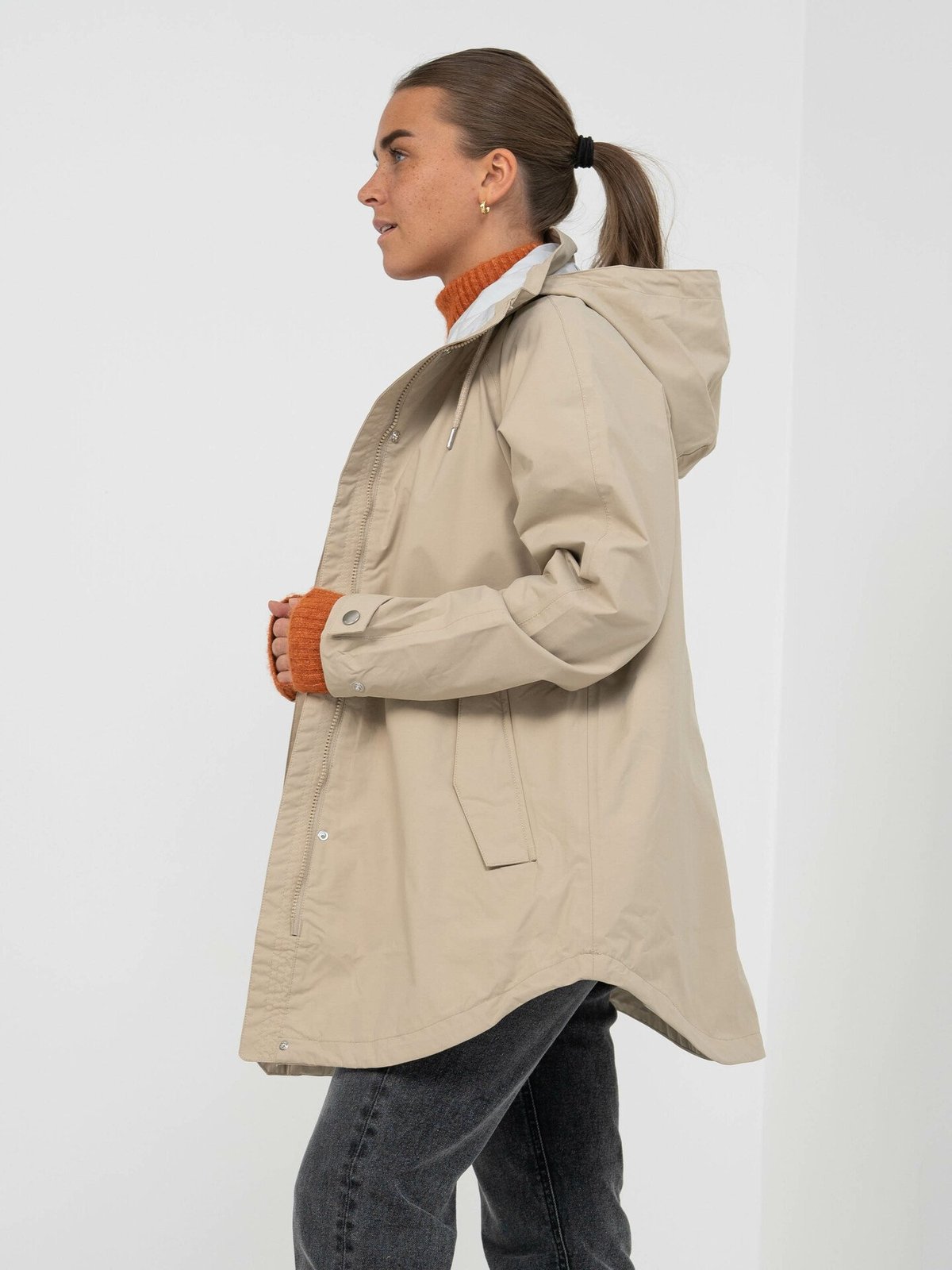 Helly Hansen Valentia Raincoat Hh Khaki