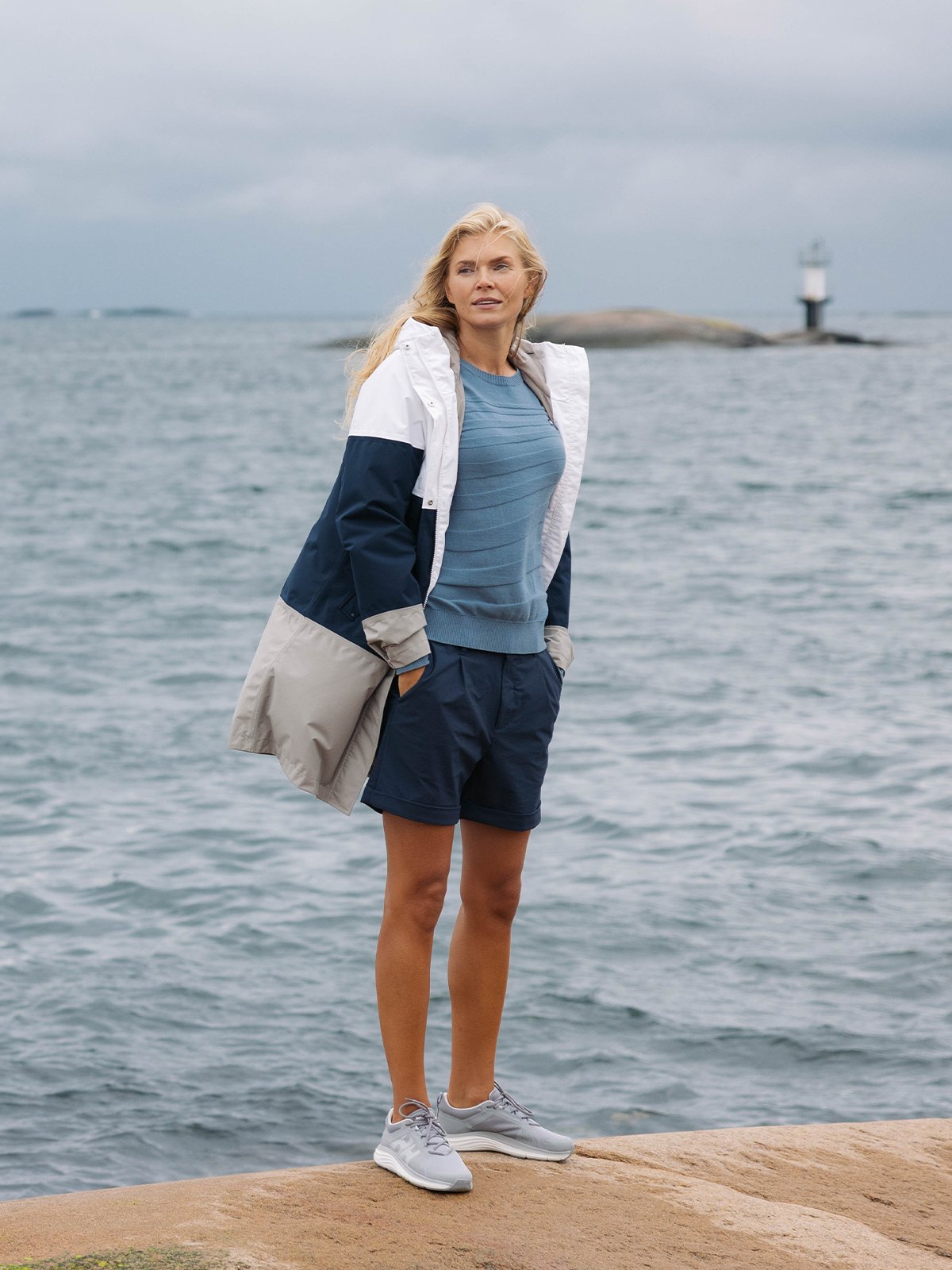 Helly Hansen Koster Rain Coat White