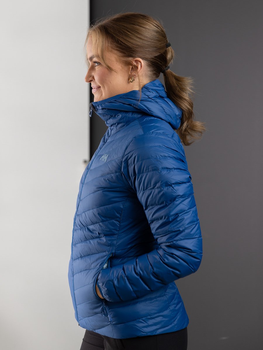 Helly Hansen Verglas Hooded Down Insulator Jacket Blue Fjord