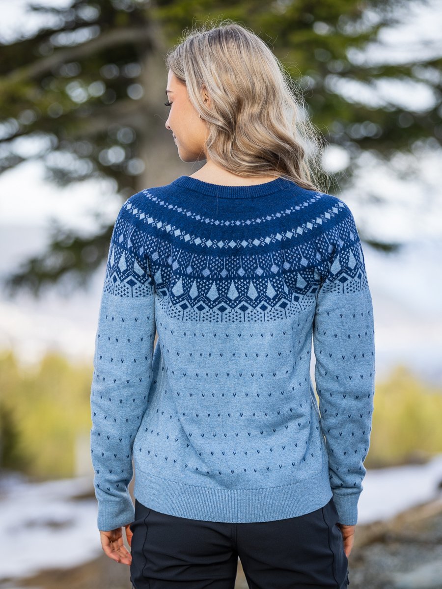 Helly Hansen Woman Hytte Merino Sweater Blue Fog