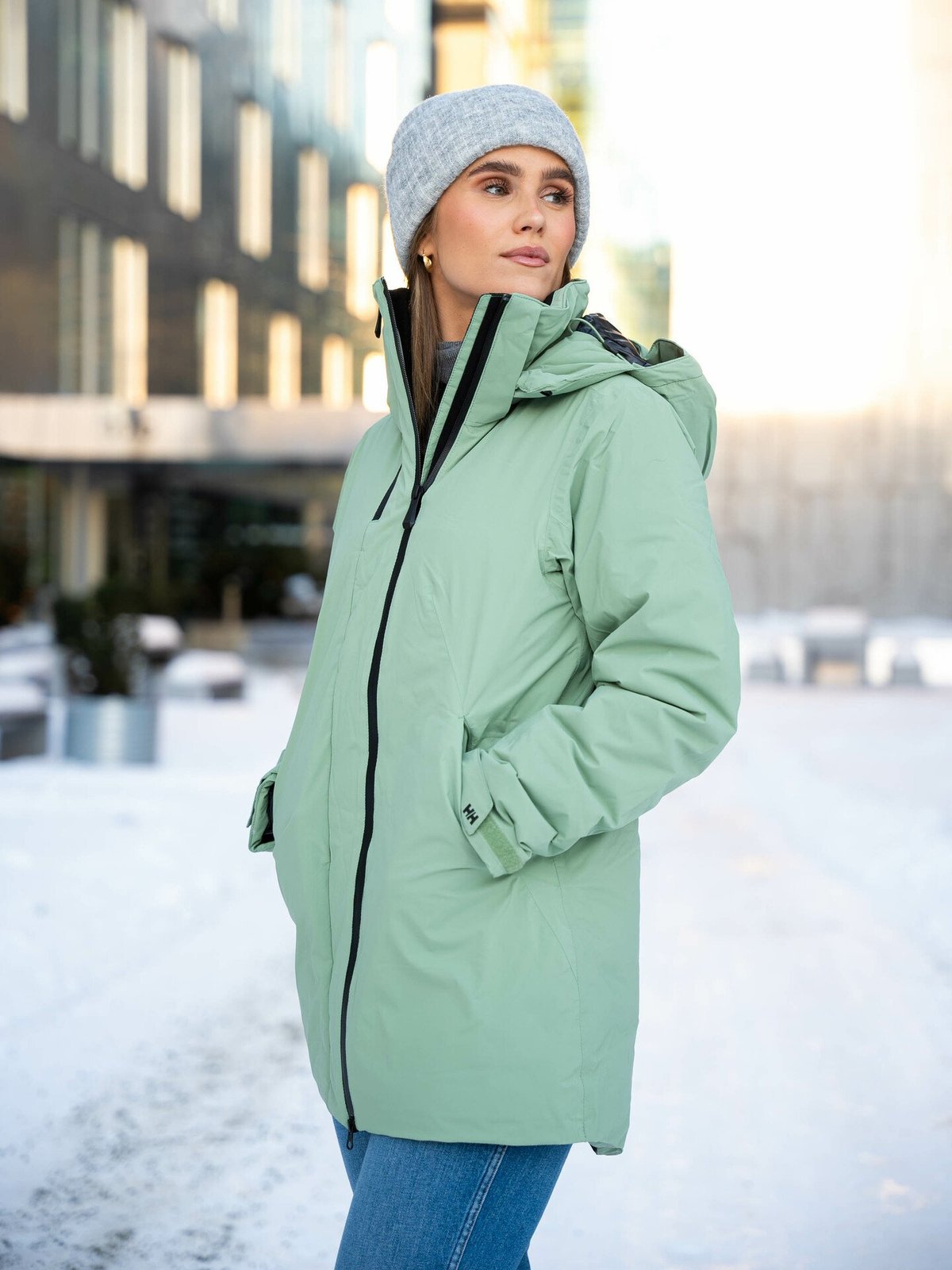 Helly Hansen Nora Long Puffy Jacket Jade