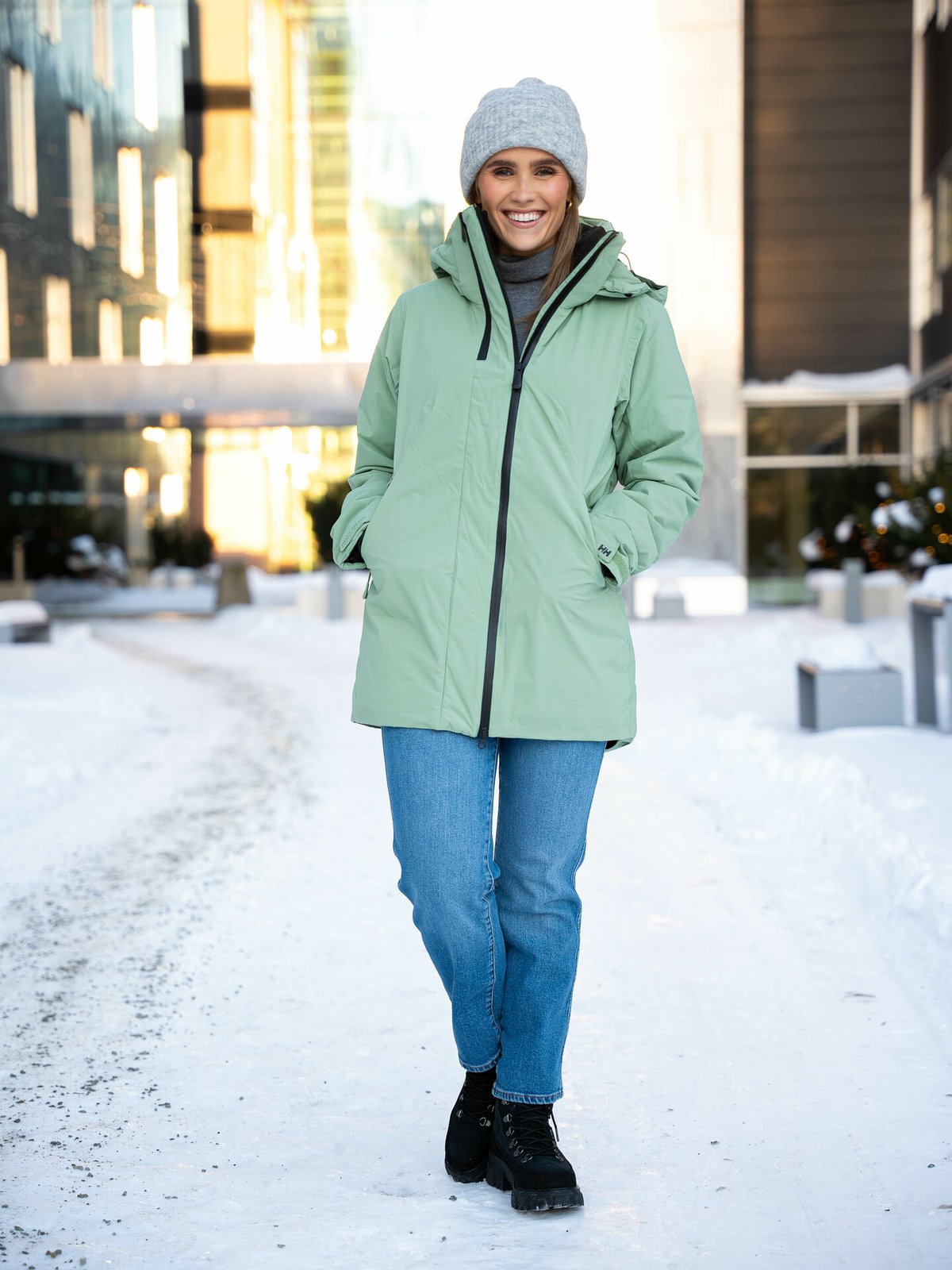Helly Hansen Nora Long Puffy Jacket Jade