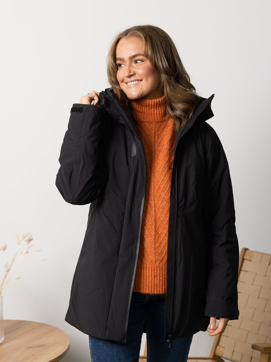 Helly Hansen W Nora Long Puffy Jacket Black