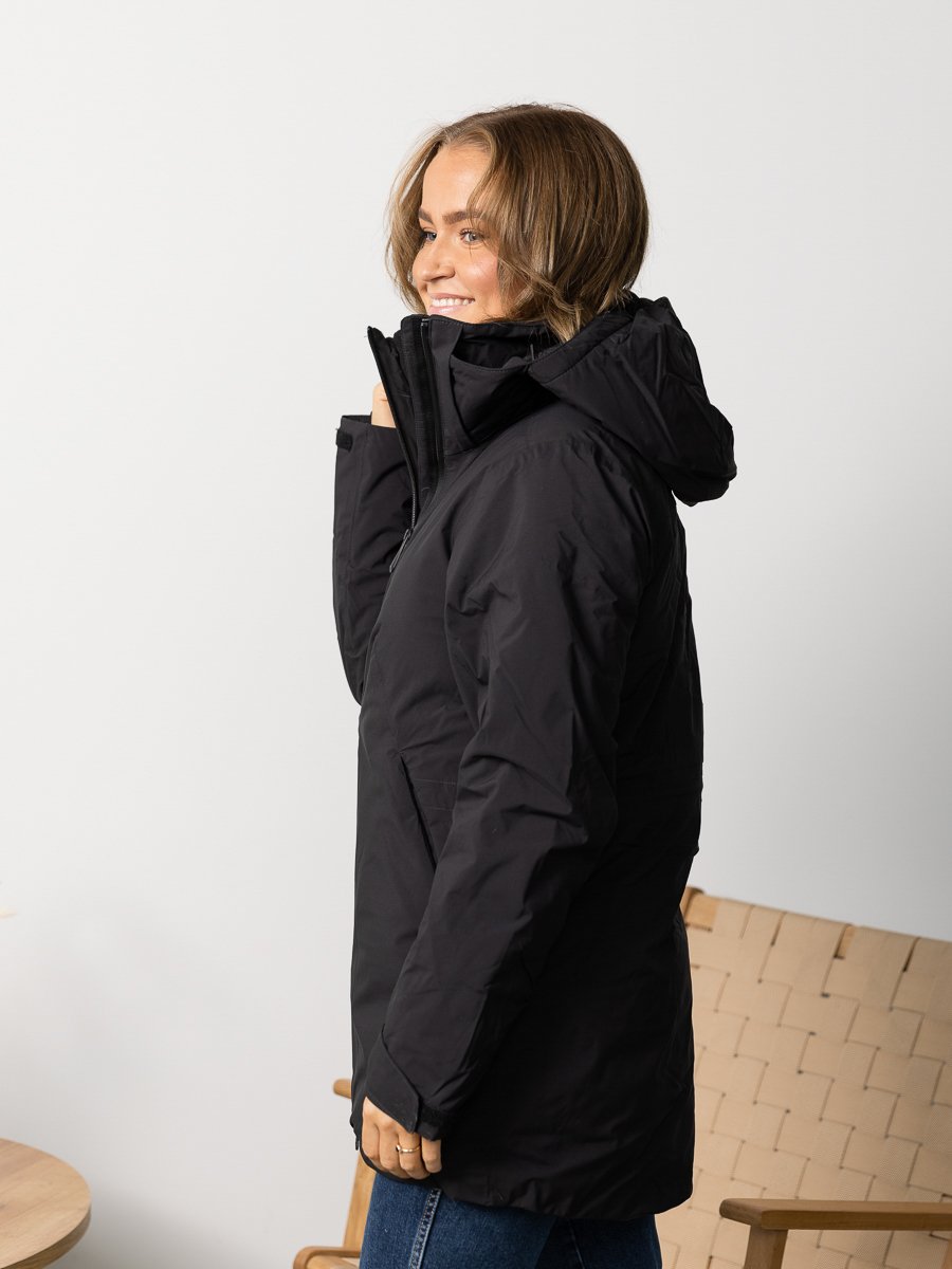 Helly Hansen W Nora Long Puffy Jacket Black